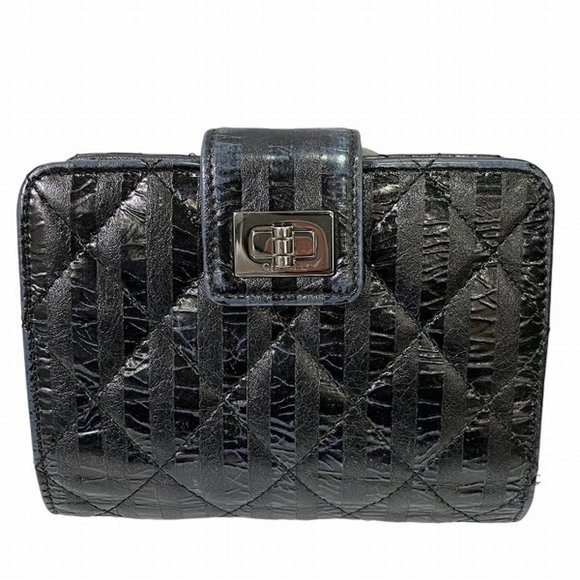 CHANEL Black Leather Wallet - Picture 1 of 9